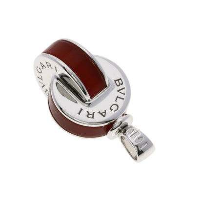 BVLGARI Omnia Agate Pendant top K18 White Gold Ladies [Used]