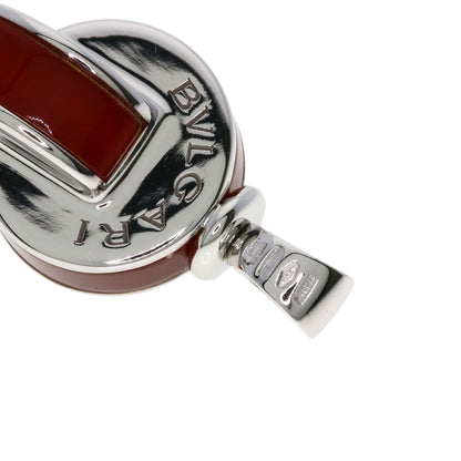 BVLGARI Omnia Agate Pendant top K18 White Gold Ladies [Used]