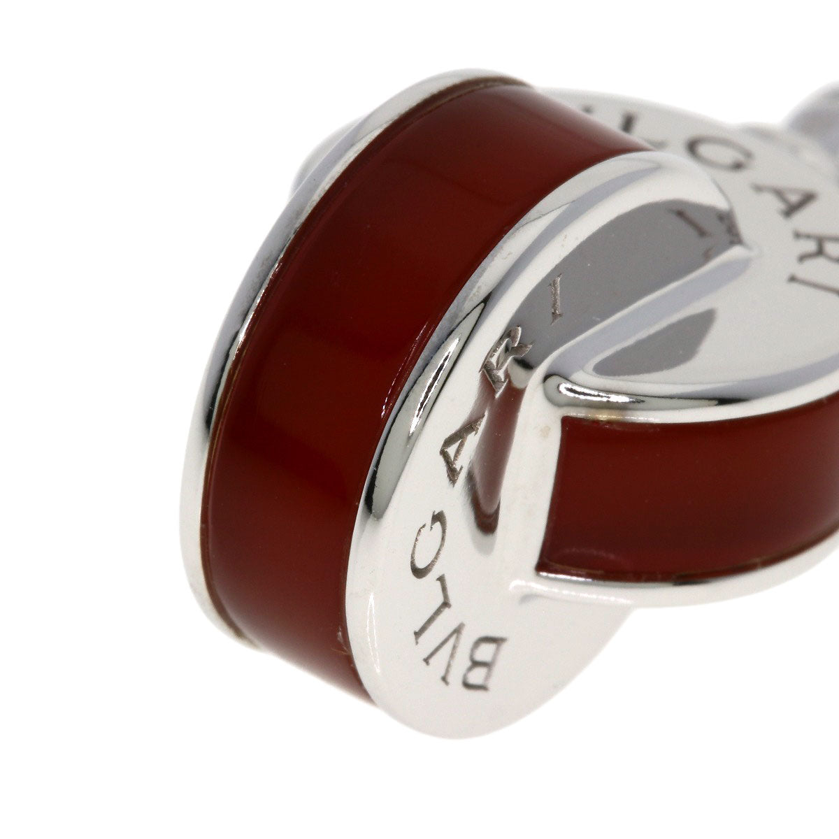 BVLGARI Omnia Agate Pendant top K18 White Gold Ladies [Used]