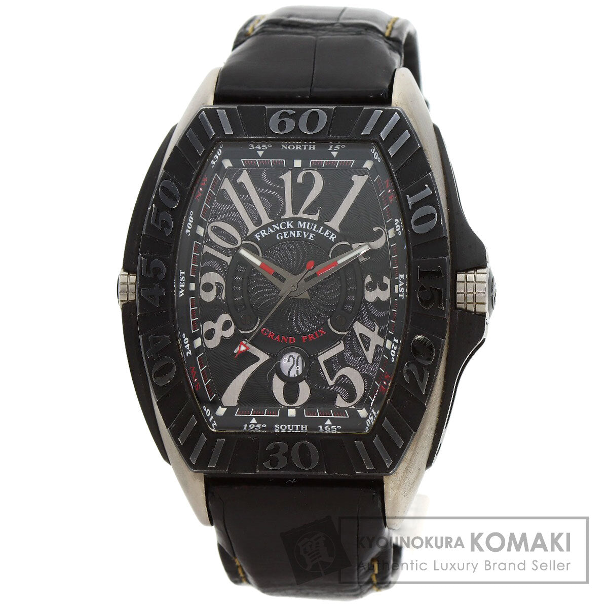 FRANCK MULLER Conquistador Grand Prix Watches 9900SCGP Titanium/Leather mens
