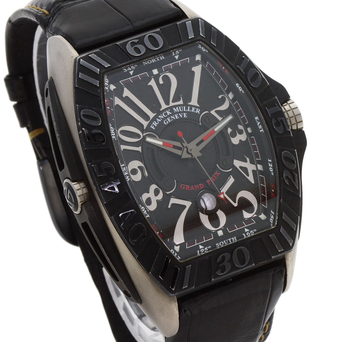 FRANCK MULLER Conquistador Grand Prix Watches 9900SCGP Titanium/Leather mens