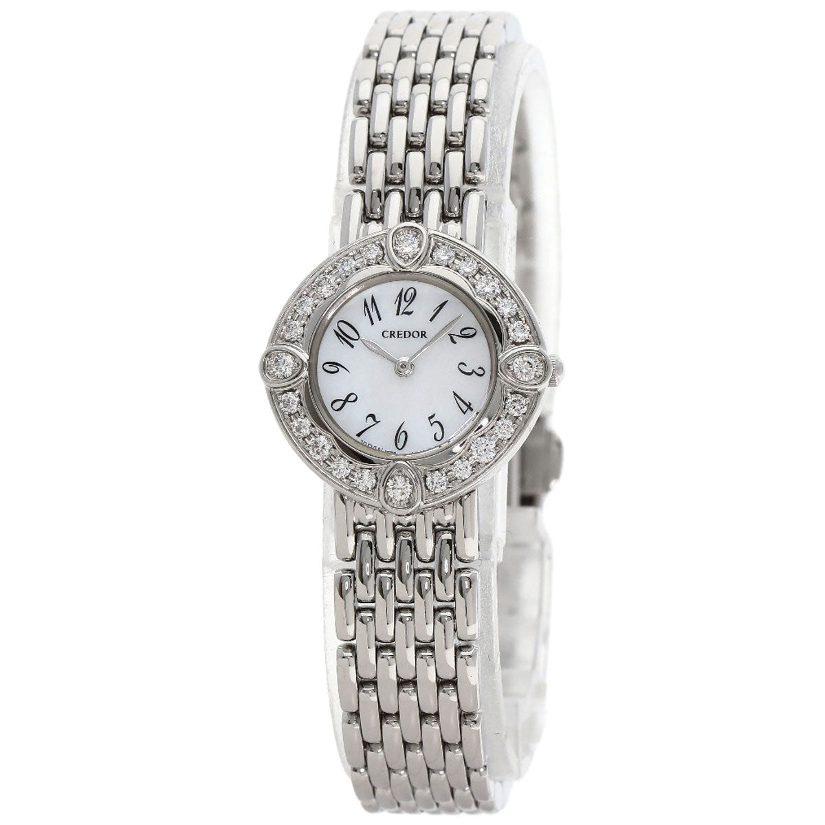 SEIKO CREDOR BezelDiamond Watches GSTE849 1E70-0CY0 Stainless Steel/Stainless Steel Ladies