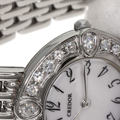 SEIKO CREDOR BezelDiamond Watches GSTE849 1E70-0CY0 Stainless Steel/Stainless Steel Ladies