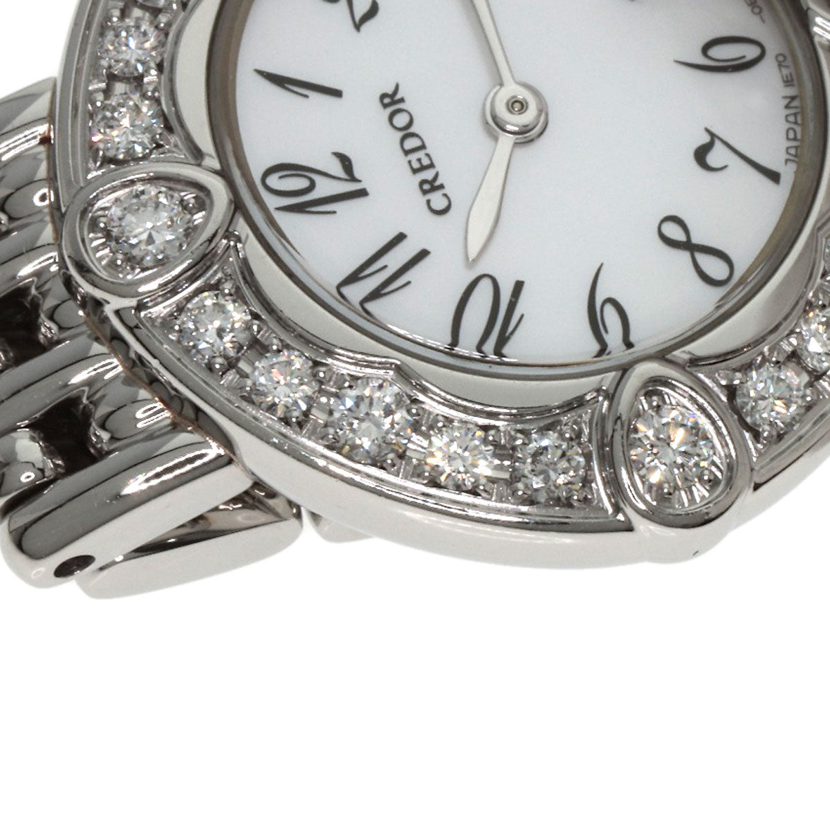 SEIKO CREDOR BezelDiamond Watches GSTE849 1E70-0CY0 Stainless Steel/Stainless Steel Ladies