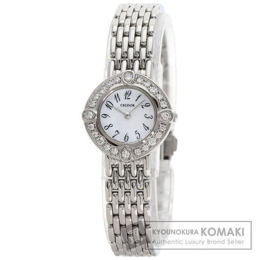 SEIKO CREDOR BezelDiamond Watches GSTE849 1E70-0CY0 Stainless Steel/Stainless Steel Ladies