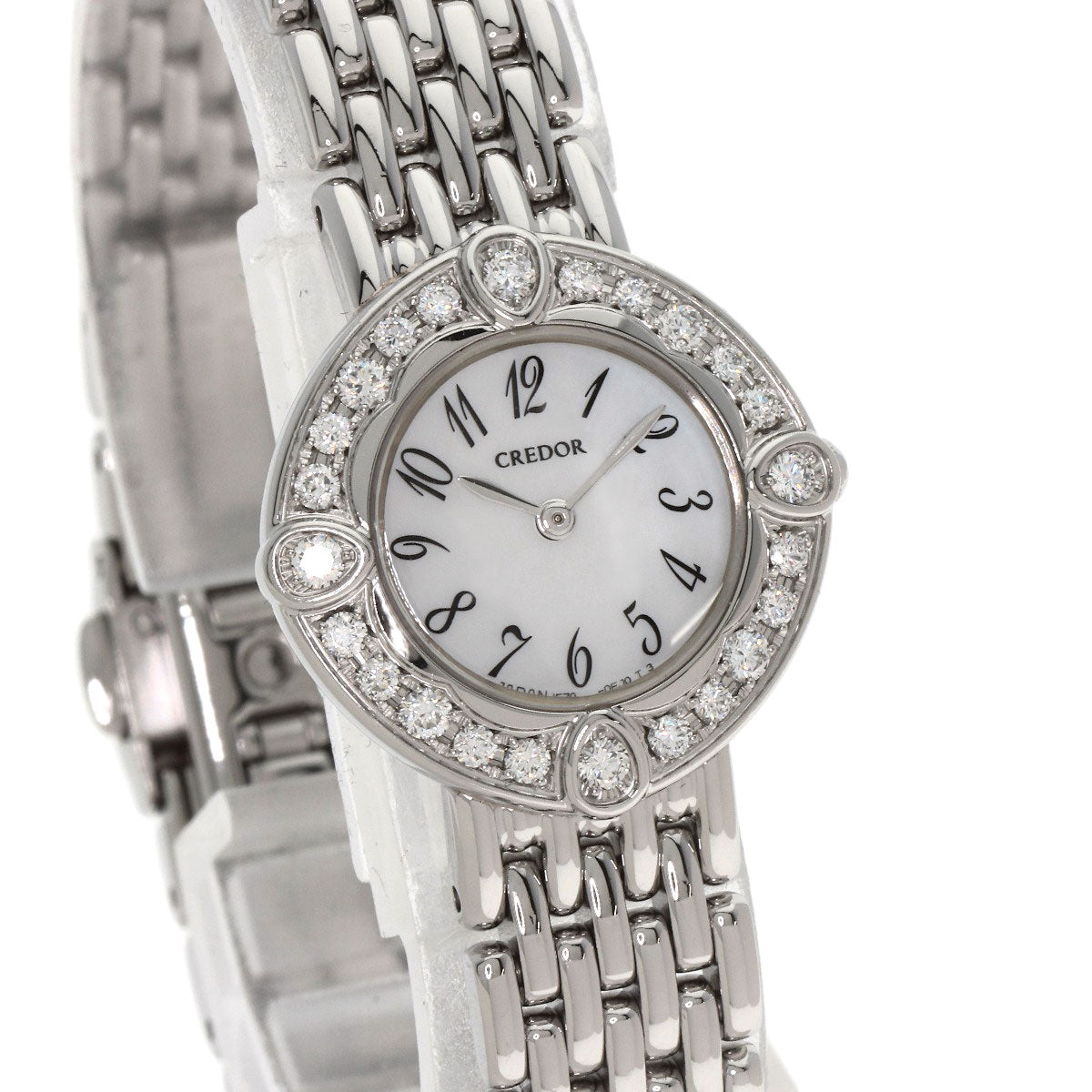 SEIKO CREDOR BezelDiamond Watches GSTE849 1E70-0CY0 Stainless Steel/Stainless Steel Ladies