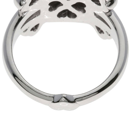 Dior Tete de Mort Skull Diamond #55 Ring K18 White Gold Ladies [Used]