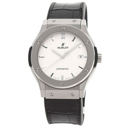 HUBLOT Classic Fusion Oparin Watches 511.NX.2611.LR Titanium/Rubber xLeather mens