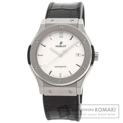 HUBLOT Classic Fusion Oparin Watches 511.NX.2611.LR Titanium/Rubber xLeather mens