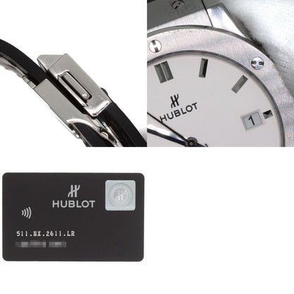 HUBLOT Classic Fusion Oparin Watches 511.NX.2611.LR Titanium/Rubber xLeather mens