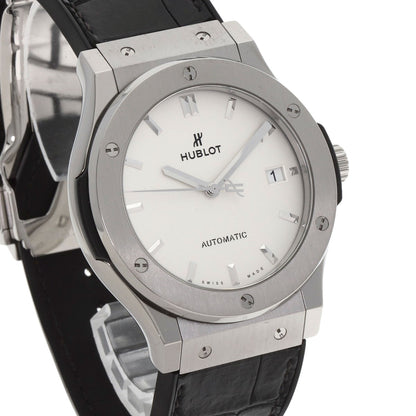 HUBLOT Classic Fusion Oparin Watches 511.NX.2611.LR Titanium/Rubber xLeather mens
