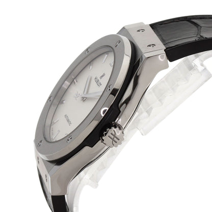 HUBLOT Classic Fusion Oparin Watches 511.NX.2611.LR Titanium/Rubber xLeather mens