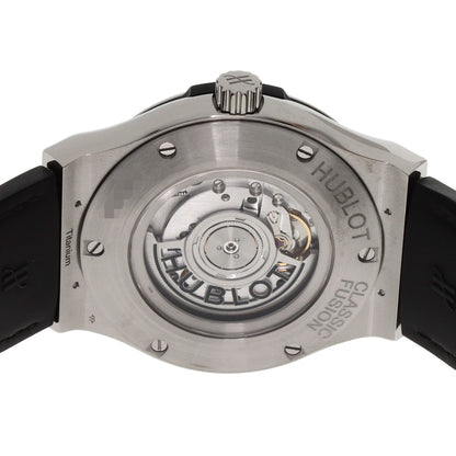 HUBLOT Classic Fusion Oparin Watches 511.NX.2611.LR Titanium/Rubber xLeather mens