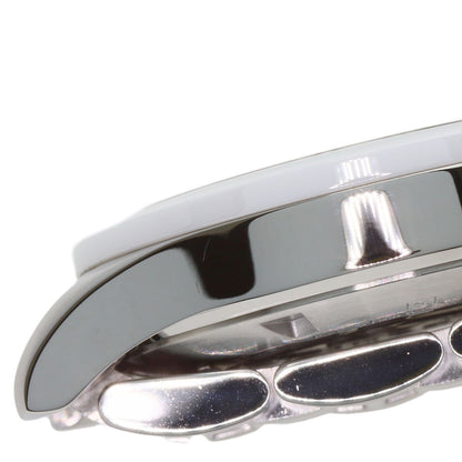 LONGINES Conquest White Ceramic Watches L3.657.4 Stainless Steel/Stainless Steel mens