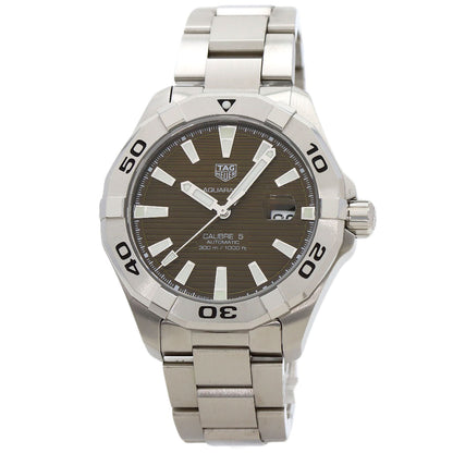 TAG HEUER Aquaracer Caliber 5 Brown Watches WAY2018 Stainless Steel/Stainless Steel mens