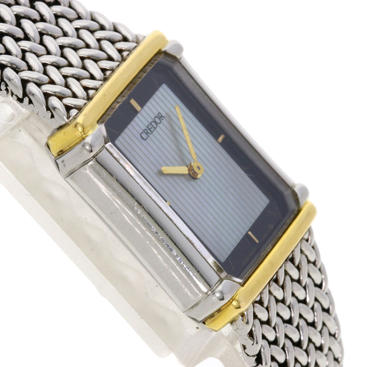 SEIKO CREDOR square face Watches 8420-6690 Stainless Steel/Stainless Steel Ladies