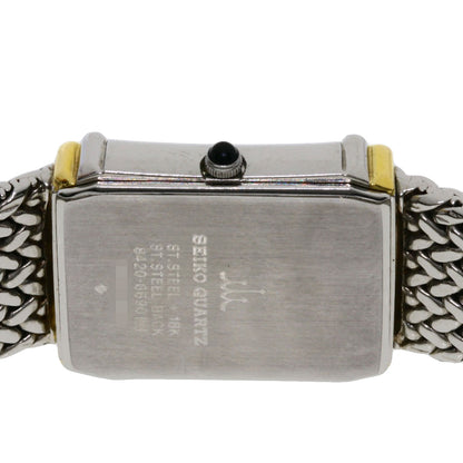 SEIKO CREDOR square face Watches 8420-6690 Stainless Steel/Stainless Steel Ladies