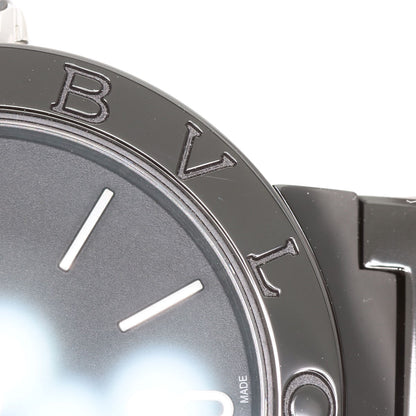 BVLGARI BVLGARI BVLGARI Black Diamond Like Carbon Watches BB33S Stainless Steel/Black DLC Boys
