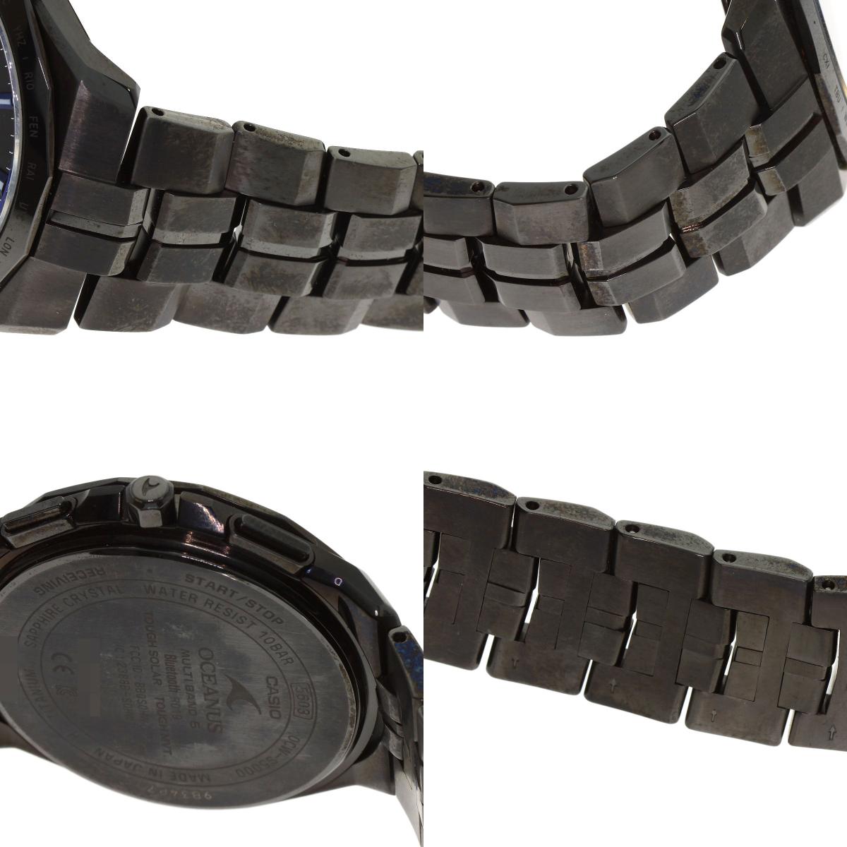 CASIO Oceanus Manta S5000 Series Watches OCW-S5000B-1AJF Titanium/Titanium mens