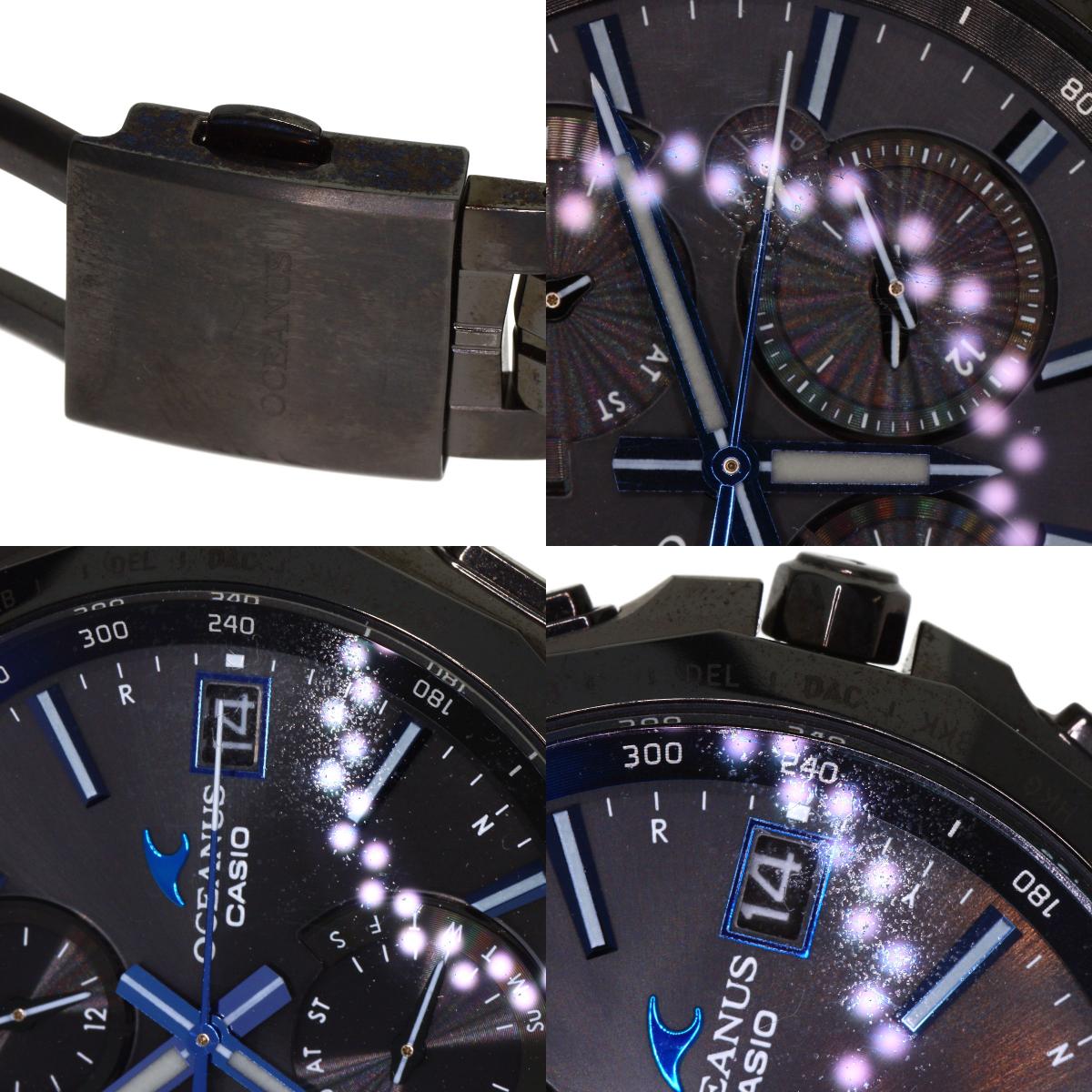 CASIO Oceanus Manta S5000 Series Watches OCW-S5000B-1AJF Titanium/Titanium mens