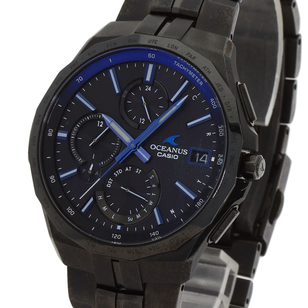 CASIO Oceanus Manta S5000 Series Watches OCW-S5000B-1AJF Titanium/Titanium mens