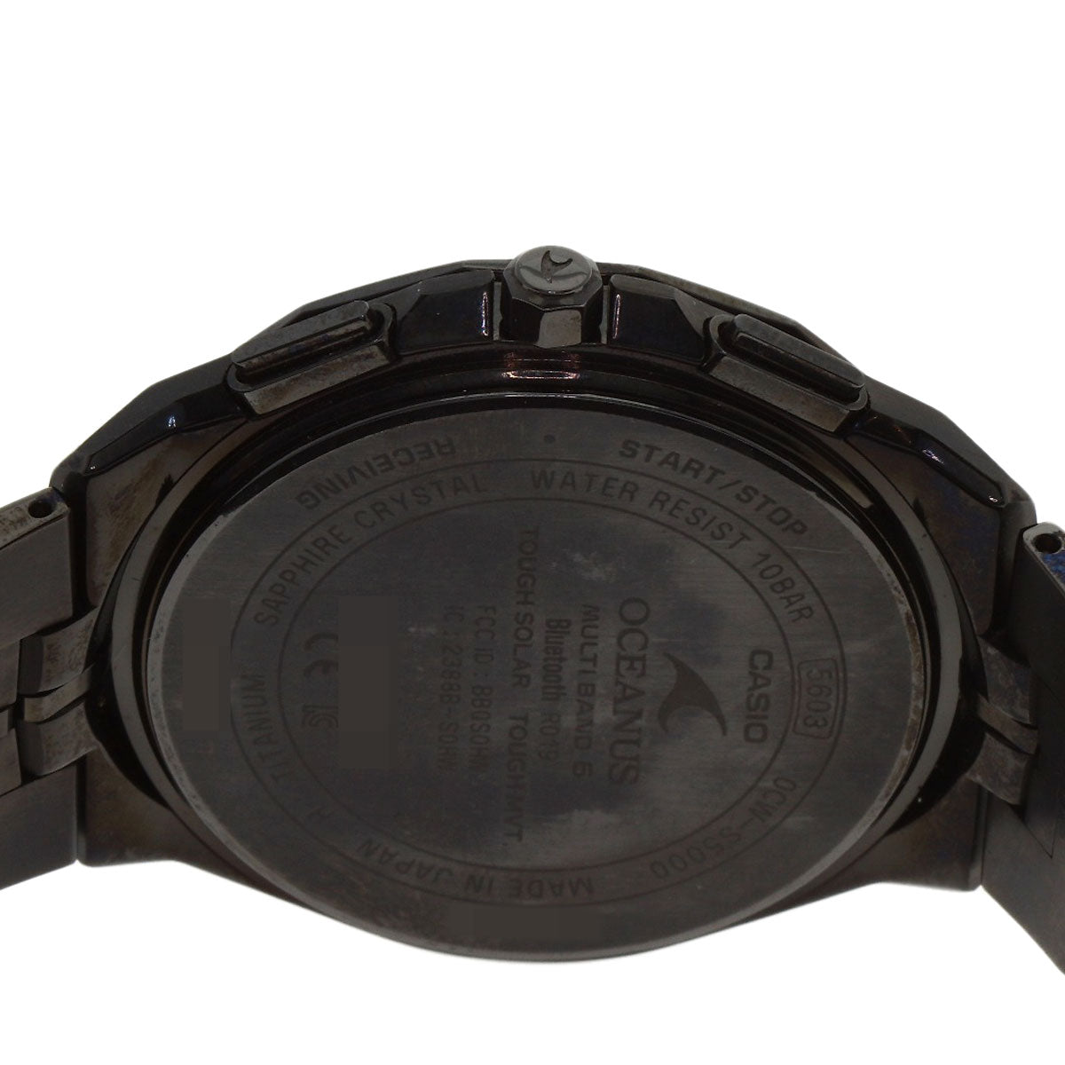 CASIO Oceanus Manta S5000 Series Watches OCW-S5000B-1AJF Titanium/Titanium mens