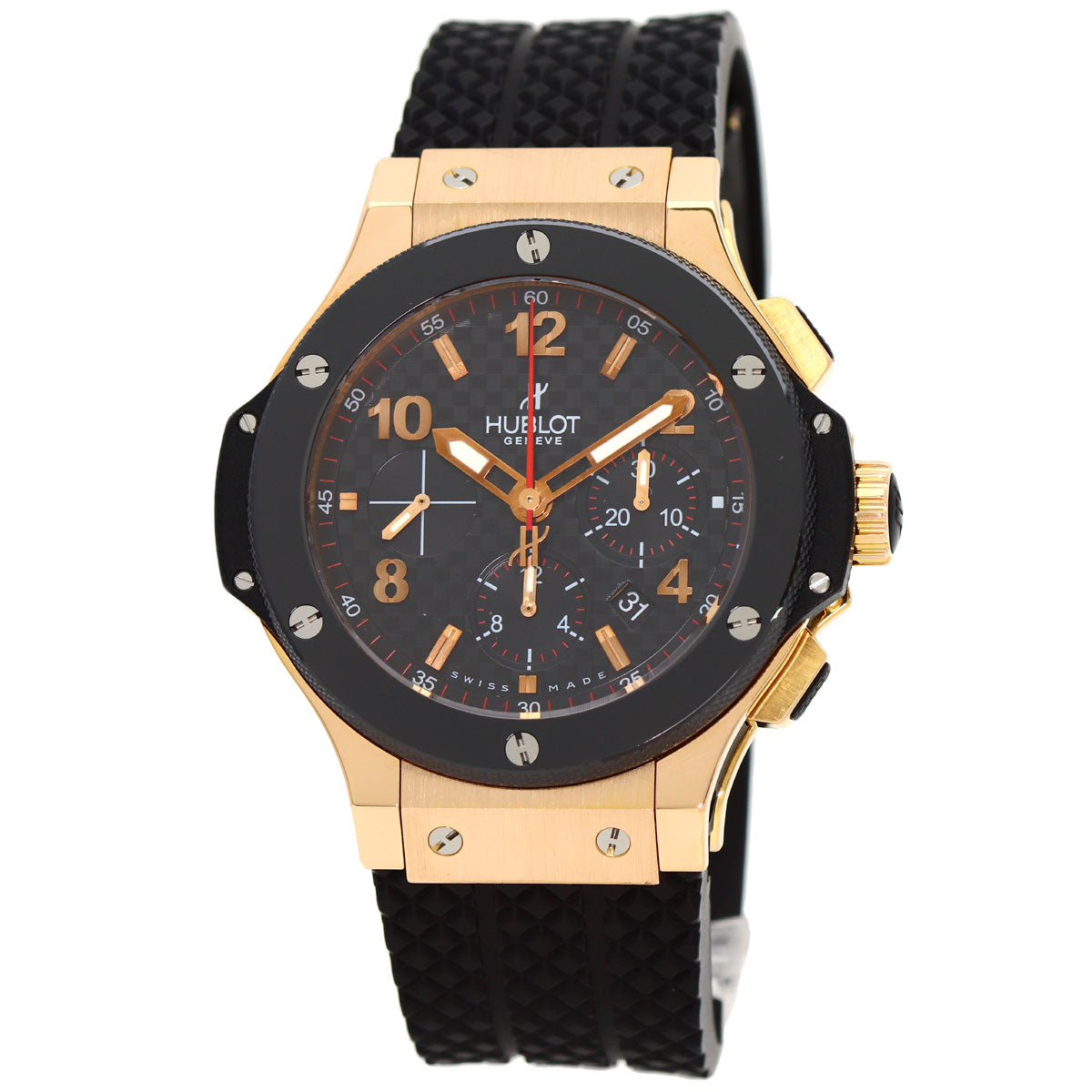 HUBLOT big Bang Watches 301.PB.131.RX K18 Pink Gold/Rubber mens