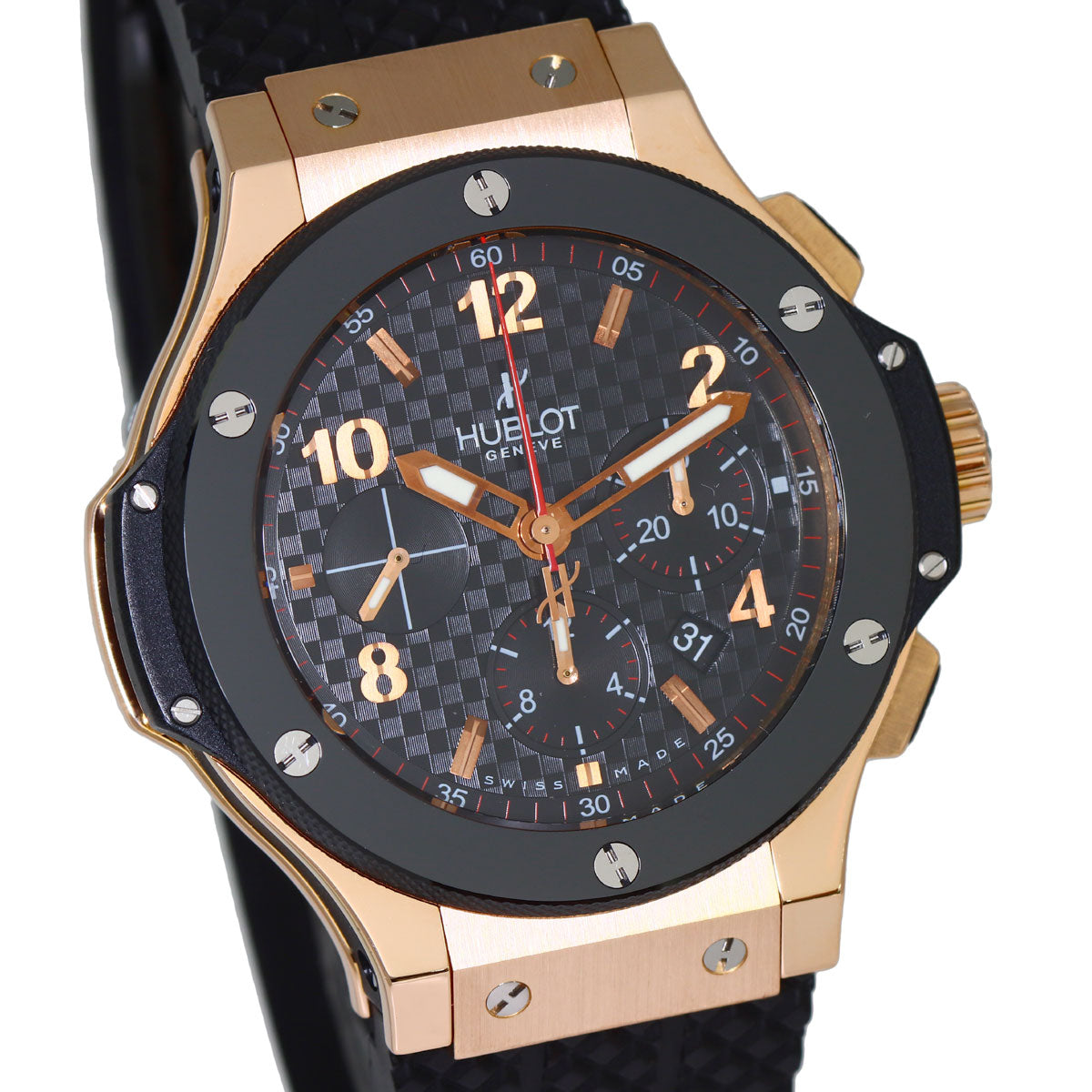 HUBLOT big Bang Watches 301.PB.131.RX K18 Pink Gold/Rubber mens