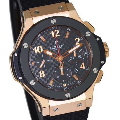 HUBLOT big Bang Watches 301.PB.131.RX K18 Pink Gold/Rubber mens