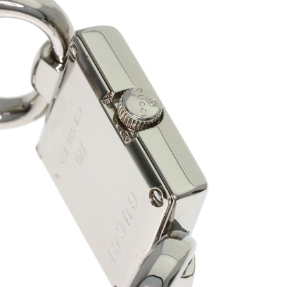 グッチ 120.00 トルナヴォーニ 4P ベゼル ダイヤモンド 腕時計 ステンレススチール/SS レディース 【中古】【GUCCI】