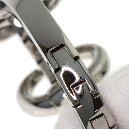 グッチ 120.00 トルナヴォーニ 4P ベゼル ダイヤモンド 腕時計 ステンレススチール/SS レディース 【中古】【GUCCI】