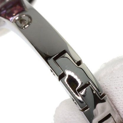 グッチ 120.00 トルナヴォーニ 4P ベゼル ダイヤモンド 腕時計 ステンレススチール/SS レディース 【中古】【GUCCI】