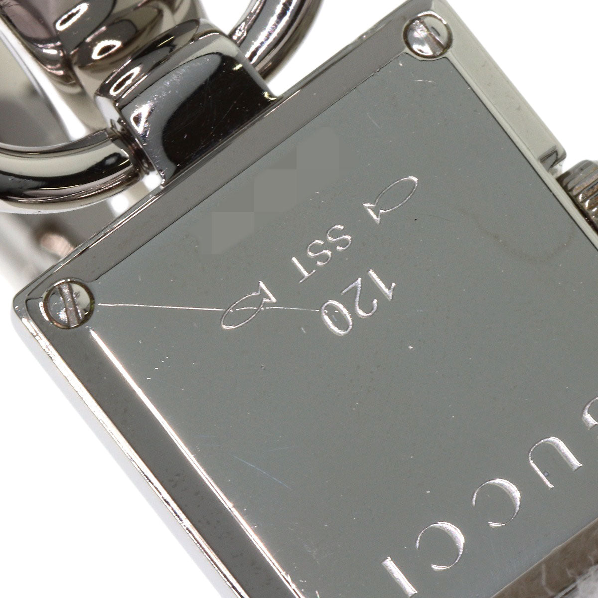 グッチ 120.00 トルナヴォーニ 4P ベゼル ダイヤモンド 腕時計 ステンレススチール/SS レディース 【中古】【GUCCI】