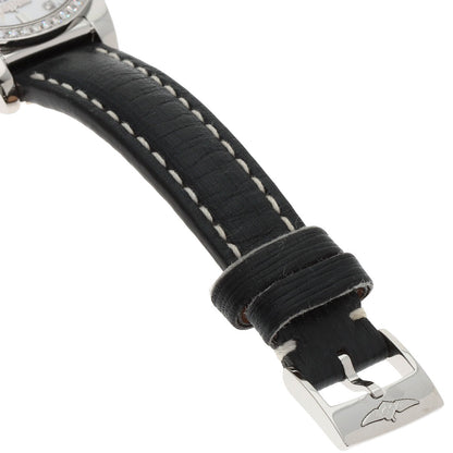 BREITLING Galactic 29 8P Bezel Diamond Watches A72348 Stainless Steel/Leather Ladies