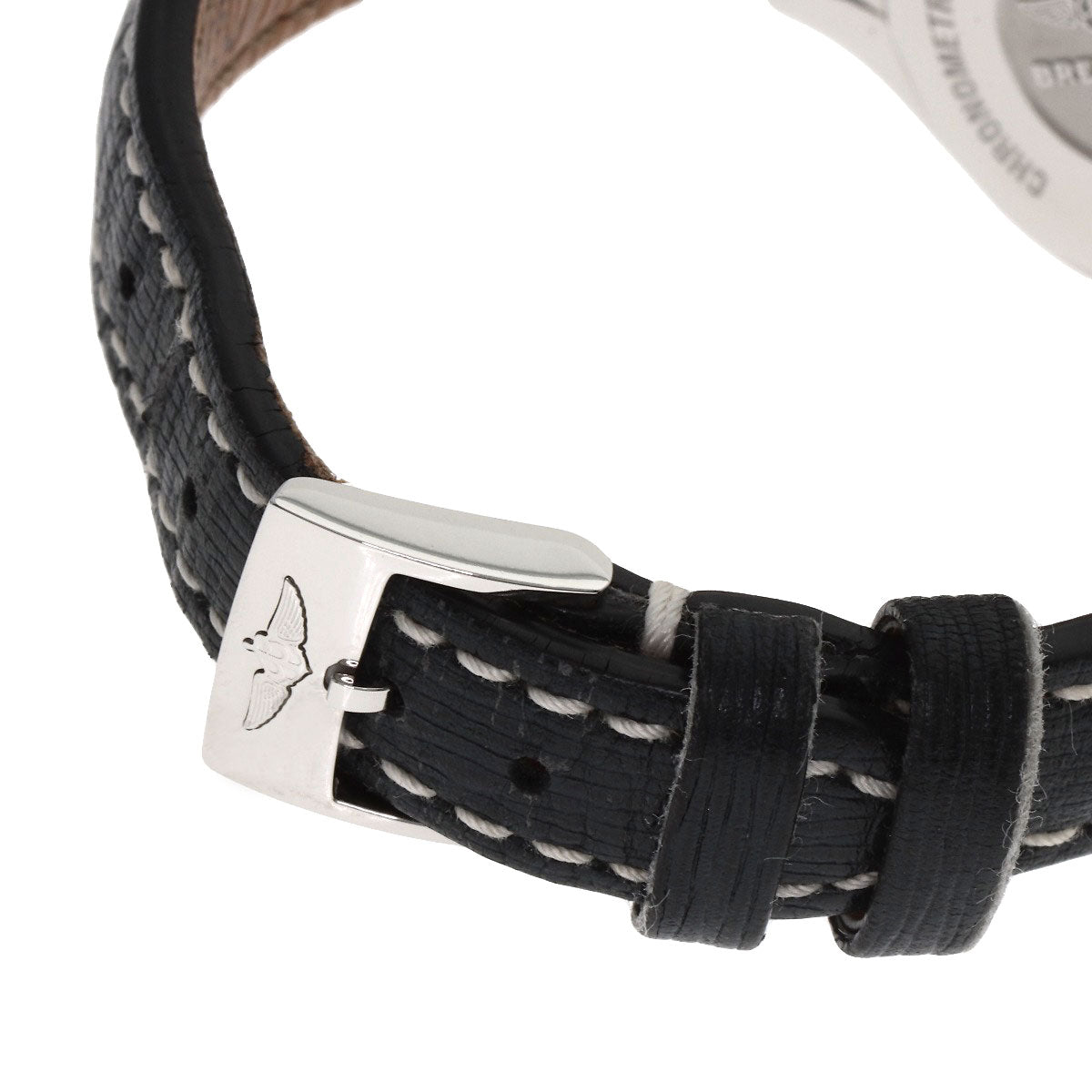 BREITLING Galactic 29 8P Bezel Diamond Watches A72348 Stainless Steel/Leather Ladies