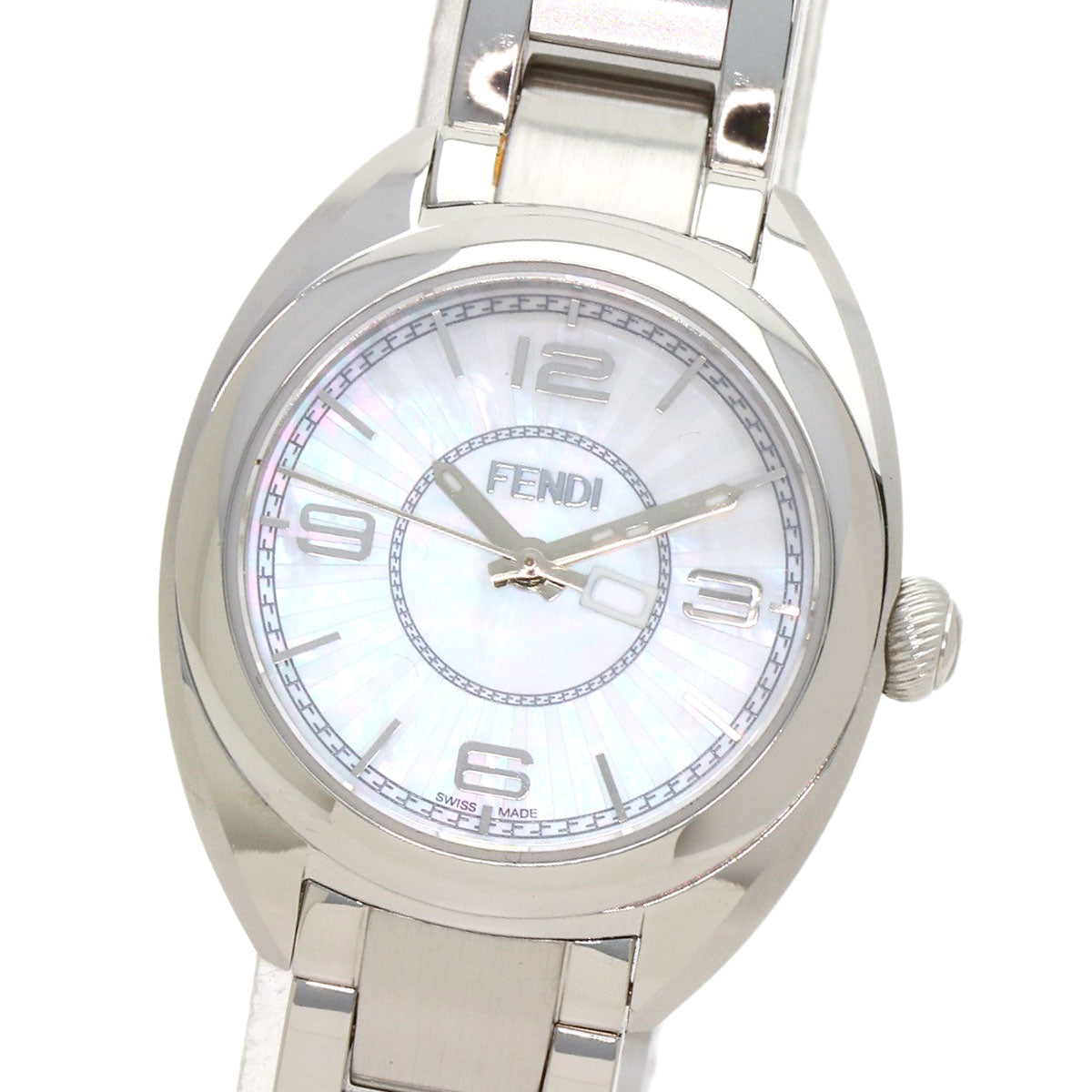 FENDI Moment Watches 21000S Stainless Steel/Stainless Steel Ladies