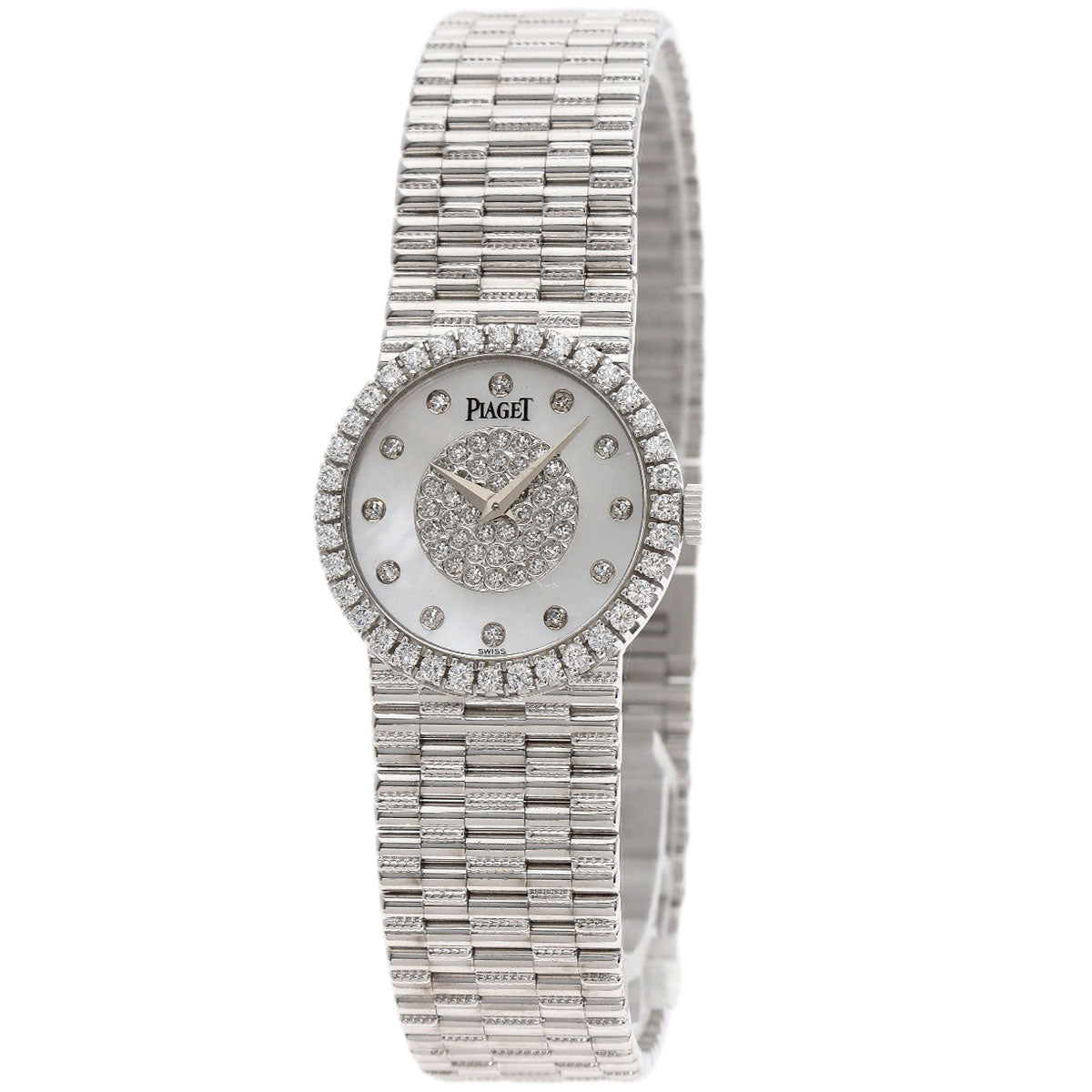 PIAGET Tradition Diamond Watches 9706G2 K18 White Gold/K18 White Gold Ladies