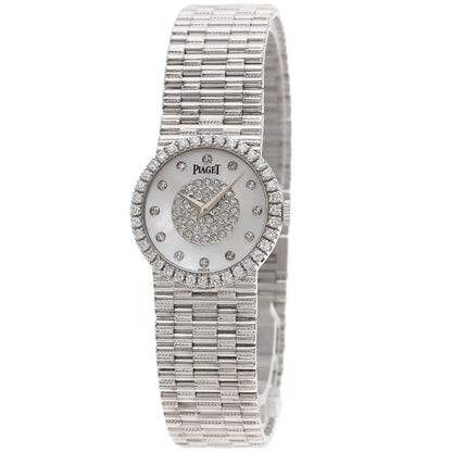 PIAGET Tradition Diamond Watches 9706G2 K18 White Gold/K18 White Gold Ladies