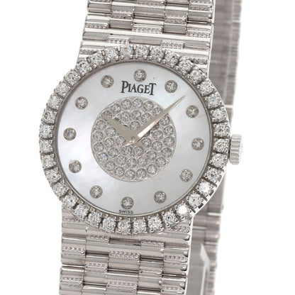 PIAGET Tradition Diamond Watches 9706G2 K18 White Gold/K18 White Gold Ladies