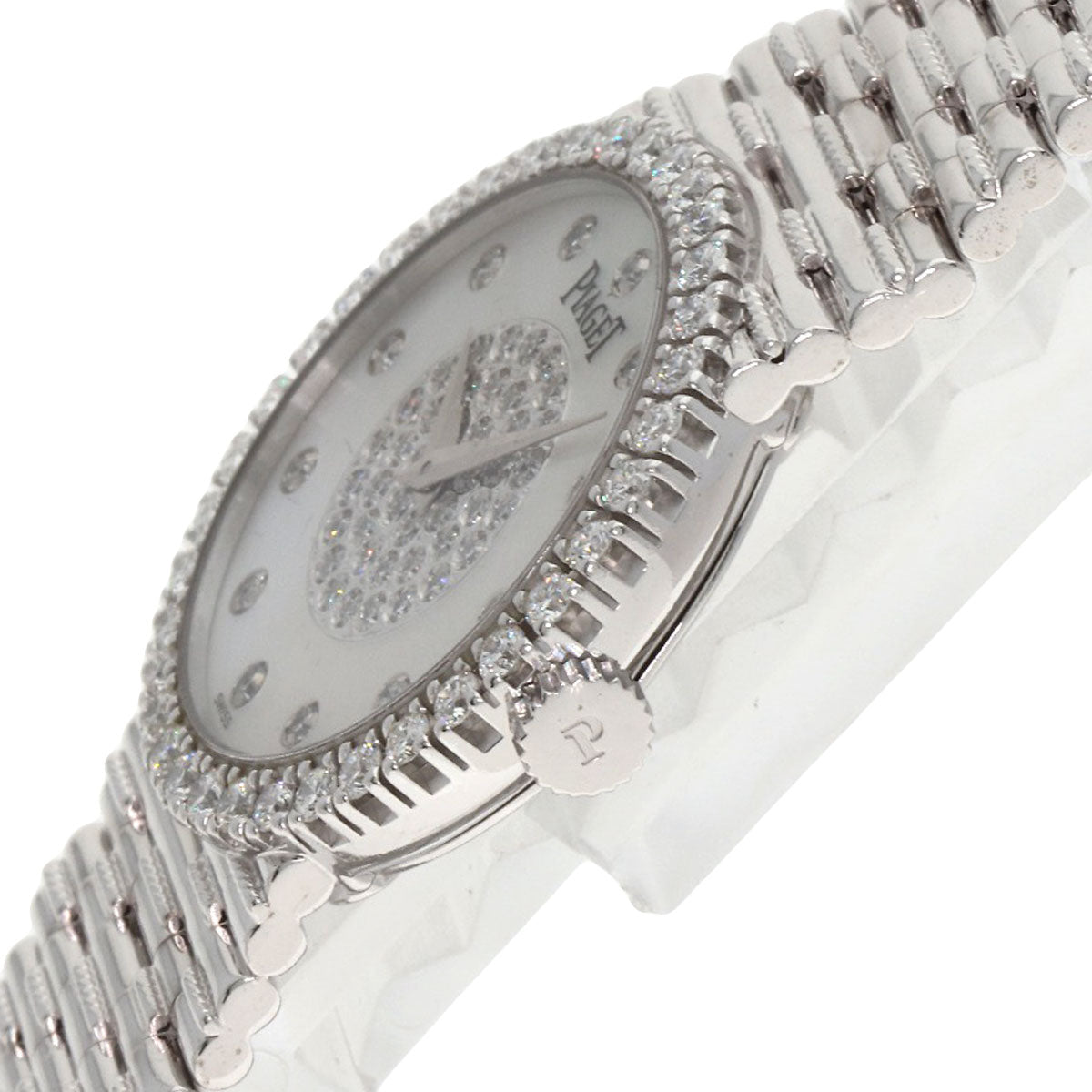 PIAGET Tradition Diamond Watches 9706G2 K18 White Gold/K18 White Gold Ladies