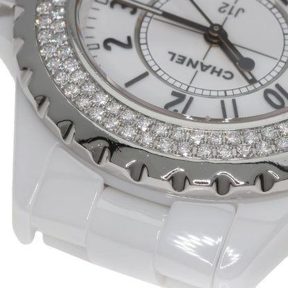 CHANEL J12 1.3" BezelDiamond Watches H0967 Ceramic/Ceramic Ladies