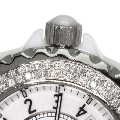 CHANEL J12 1.3" BezelDiamond Watches H0967 Ceramic/Ceramic Ladies