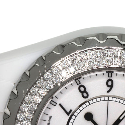 CHANEL J12 1.3" BezelDiamond Watches H0967 Ceramic/Ceramic Ladies