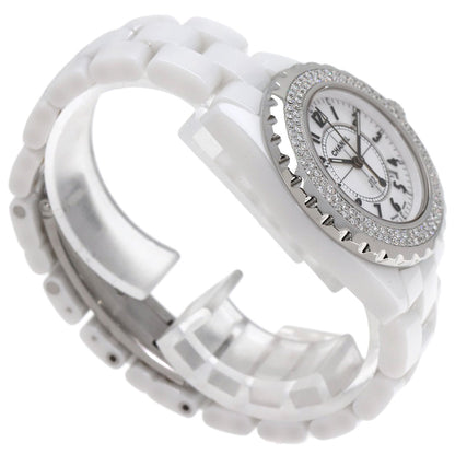 CHANEL J12 1.3" BezelDiamond Watches H0967 Ceramic/Ceramic Ladies