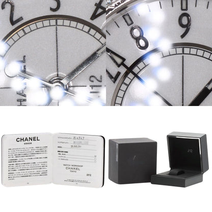 CHANEL J12 1.3" BezelDiamond Watches H0967 Ceramic/Ceramic Ladies
