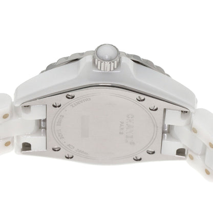 CHANEL J12 1.3" BezelDiamond Watches H0967 Ceramic/Ceramic Ladies