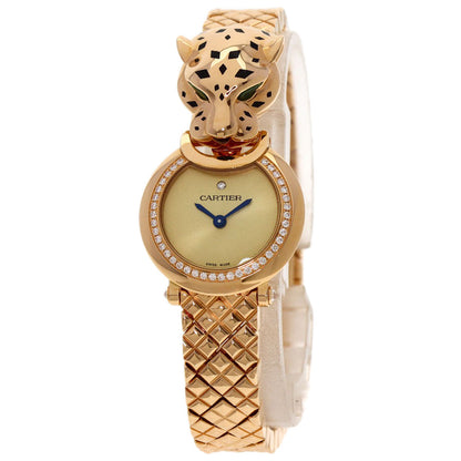 CARTIER PANTHERE Unused Diamond with time setting pin Watches HPI01381 K18 Pink Gold/18K Pink Gold Ladies