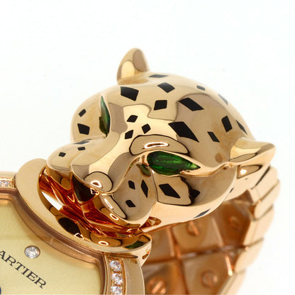 CARTIER PANTHERE Unused Diamond with time setting pin Watches HPI01381 K18 Pink Gold/18K Pink Gold Ladies