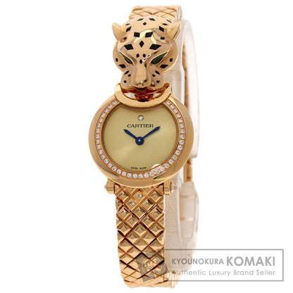 CARTIER PANTHERE Unused Diamond with time setting pin Watches HPI01381 K18 Pink Gold/18K Pink Gold Ladies