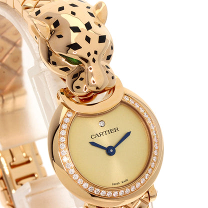 CARTIER PANTHERE Unused Diamond with time setting pin Watches HPI01381 K18 Pink Gold/18K Pink Gold Ladies
